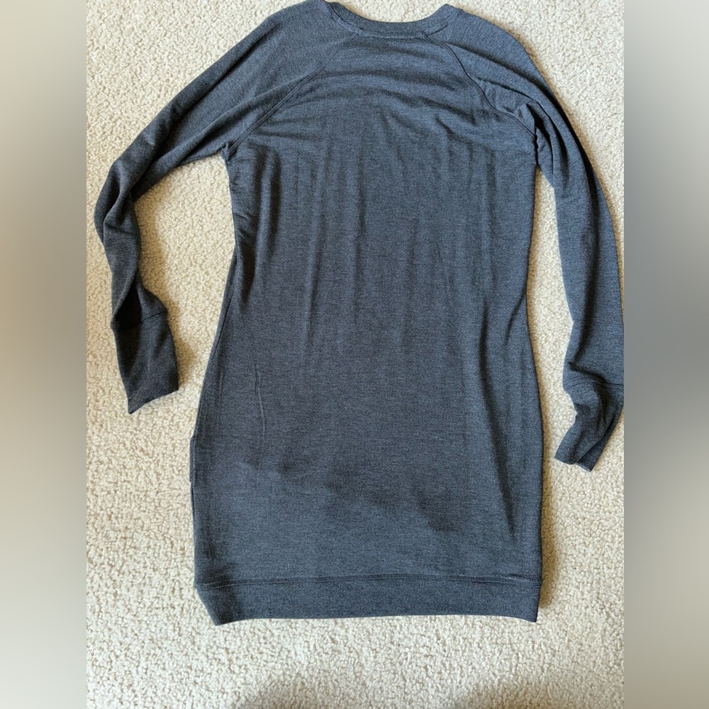 Athleta Gray Long Sleeve Tunic Dress - Picture 5 of 7